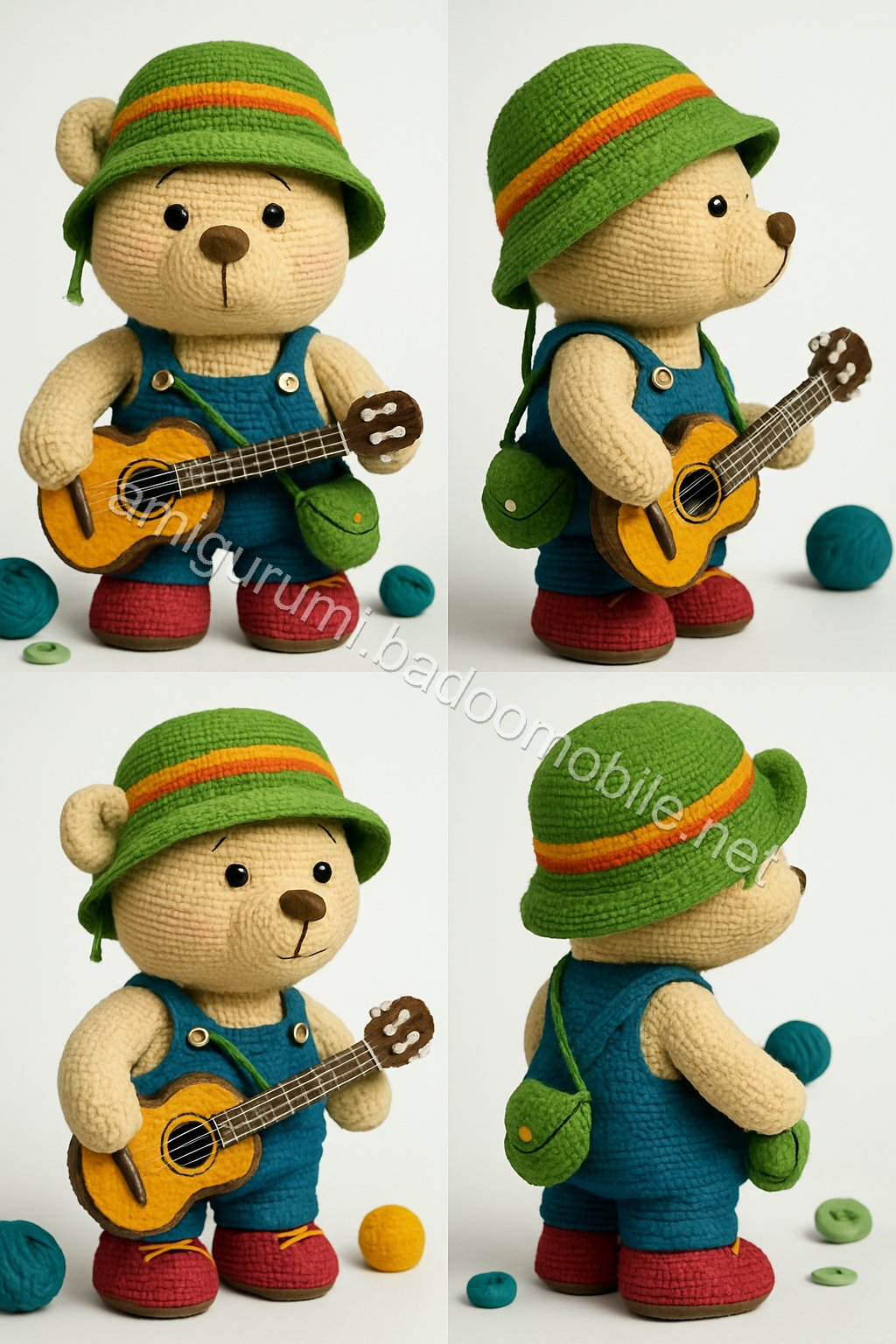 Amigurumi Troubadour Bear Free Pattern