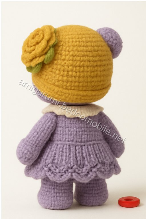 Amigurumi Vintage Rose Bear Free Pattern