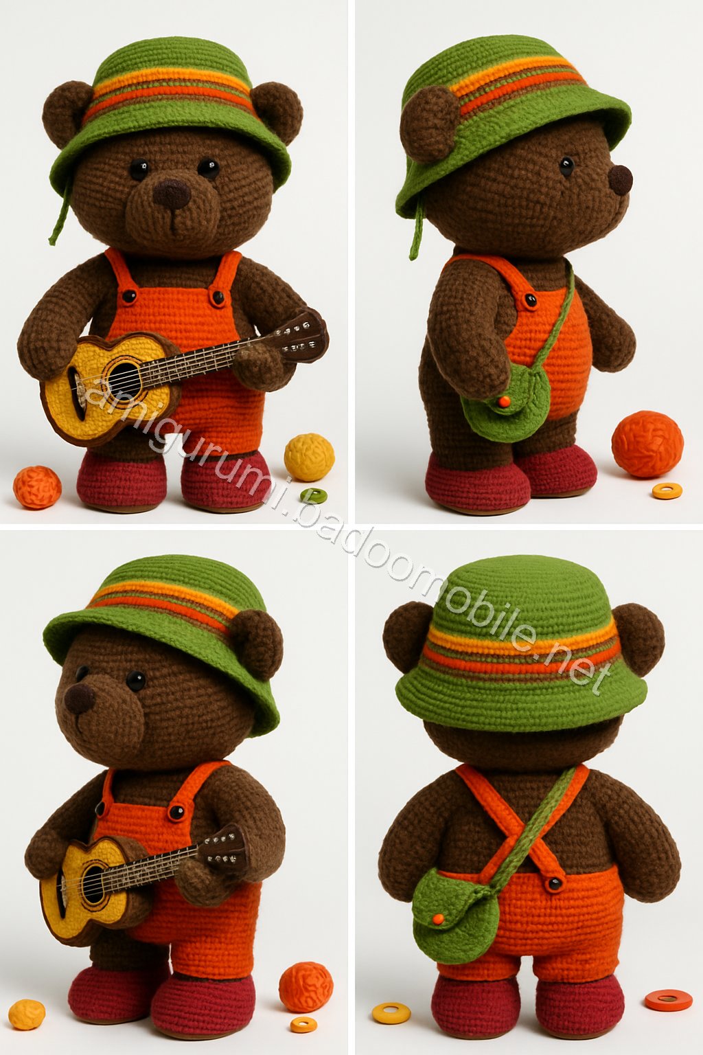Amigurumi Troubadour Bear Free Pattern