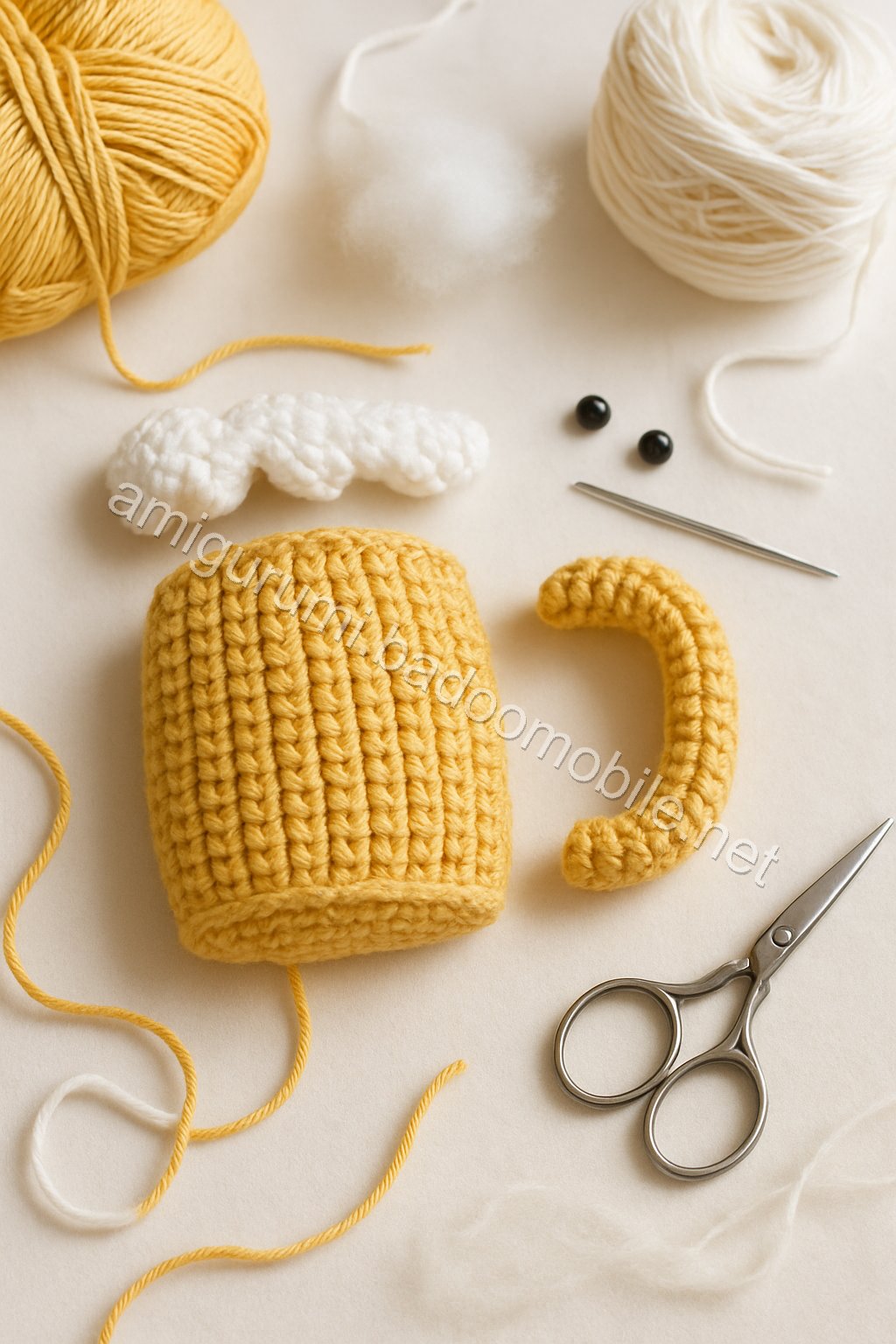 Amigurumi Beer Mug Free Pattern crochet parts