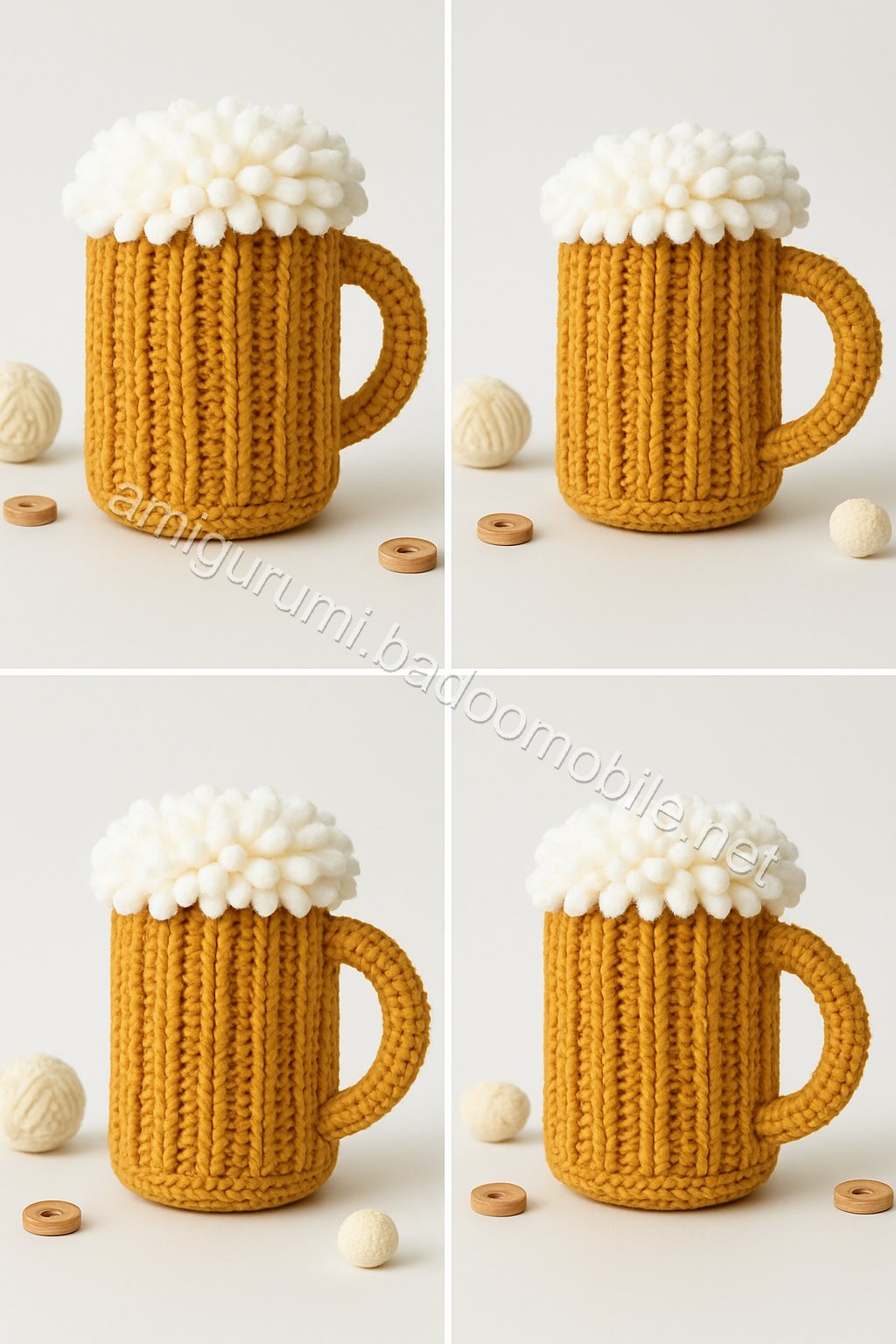 Amigurumi Beer Mug Free Pattern