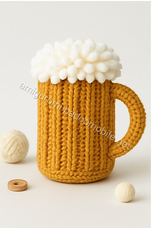 Amigurumi Beer Mug Free Pattern