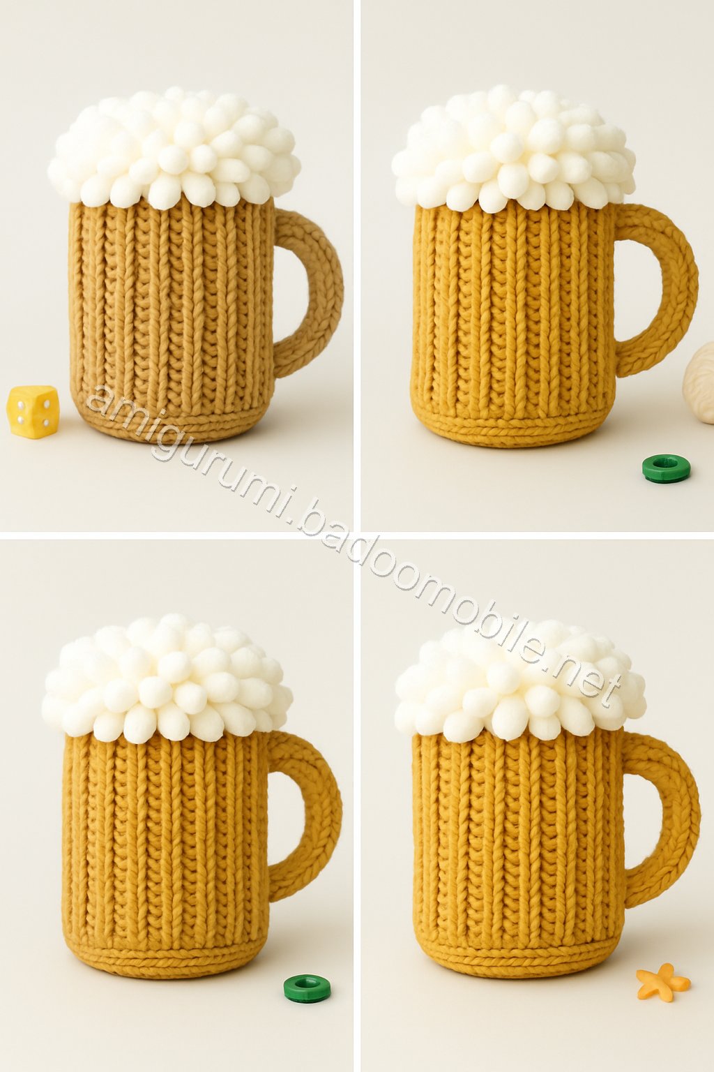 Amigurumi Beer Mug Free Pattern
