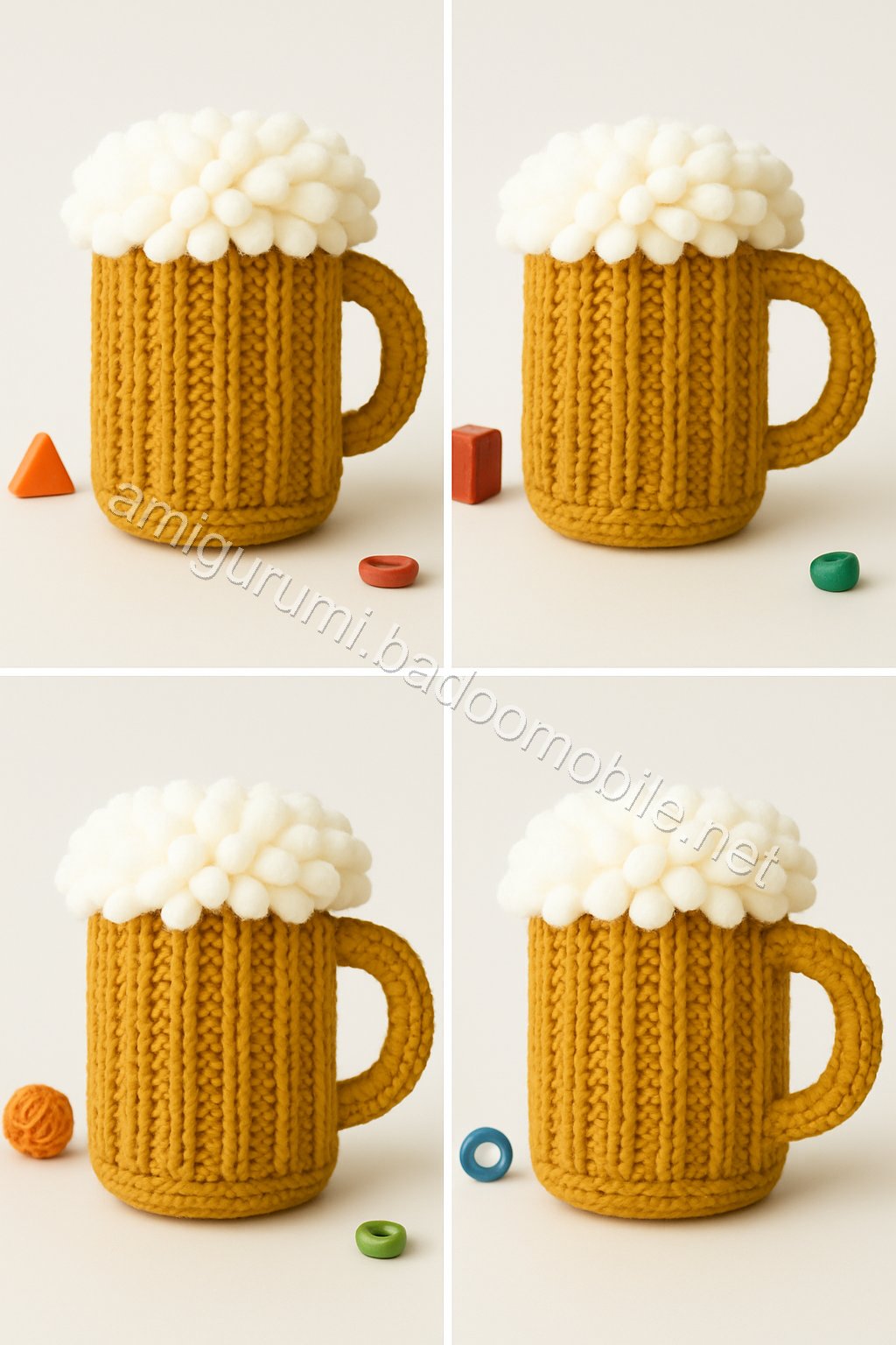 Amigurumi Beer Mug Free Pattern