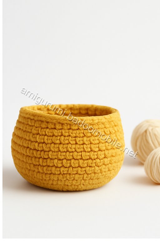 Amigurumi Bowl Free Pattern