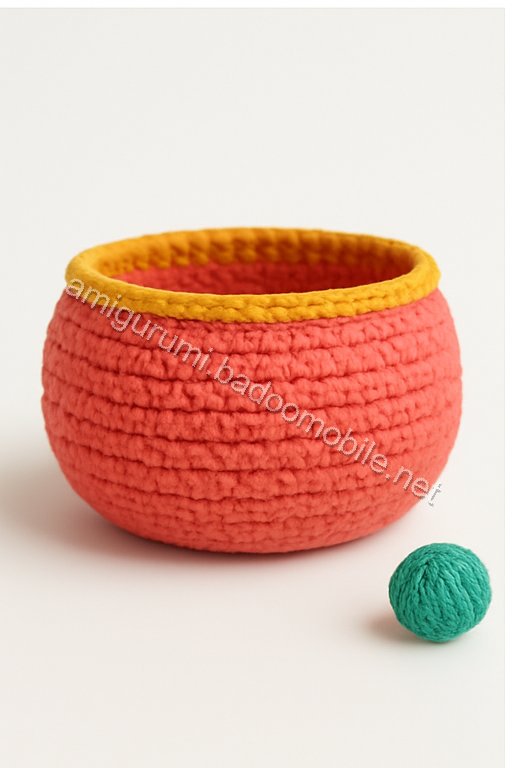 Amigurumi Bowl Free Pattern