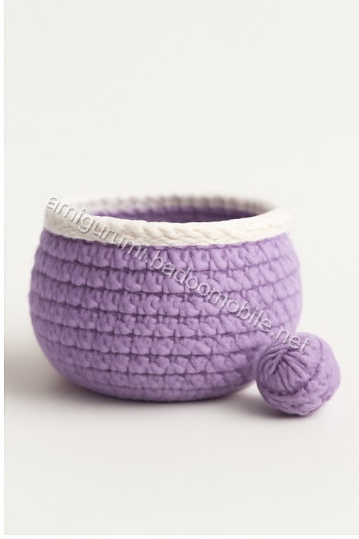 Amigurumi Bowl Free Pattern