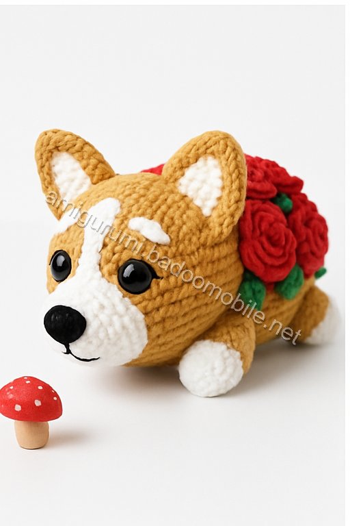 Amigurumi Floral Corgi Free Pattern