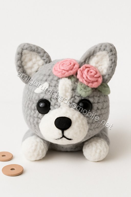 Amigurumi Floral Corgi Free Pattern