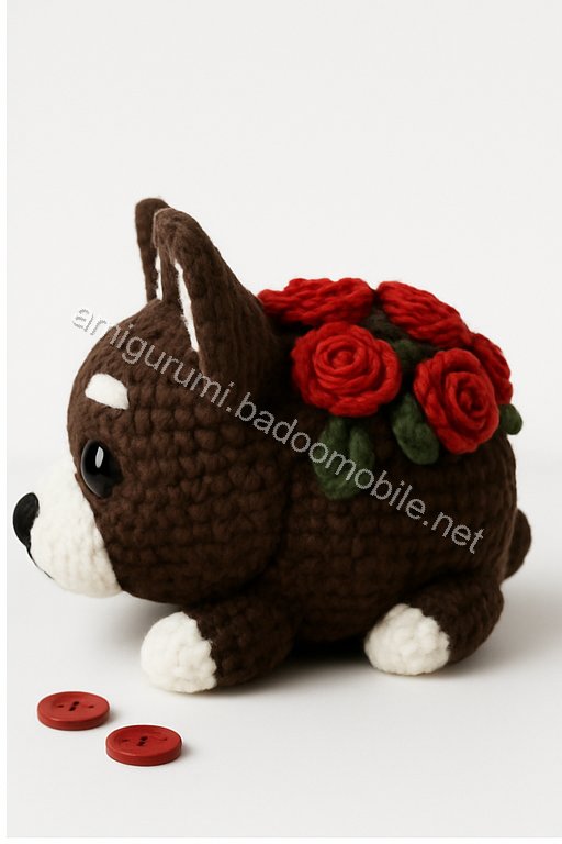 Amigurumi Floral Corgi Free Pattern