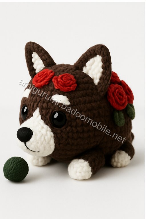 Amigurumi Floral Corgi Free Pattern