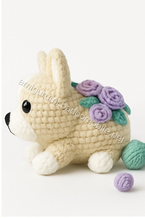 Amigurumi Floral Corgi Free Pattern