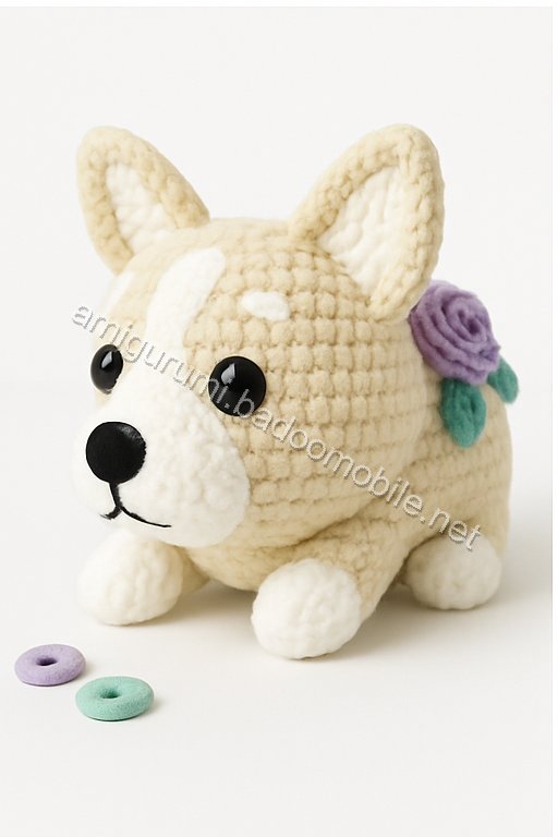 Amigurumi Floral Corgi Free Pattern