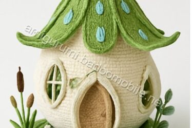 Amigurumi Raindrop Lily Fairy Cottage Free Pattern - cottage-q1p1.jpg