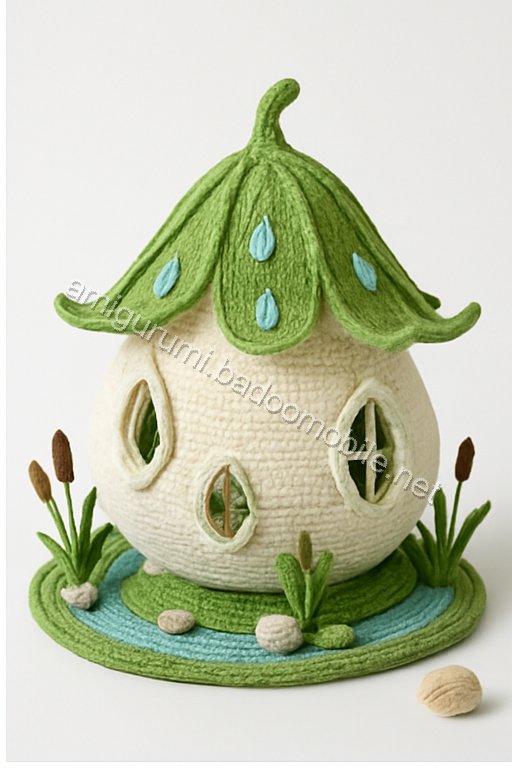 Amigurumi Raindrop Lily Fairy Cottage Free Pattern