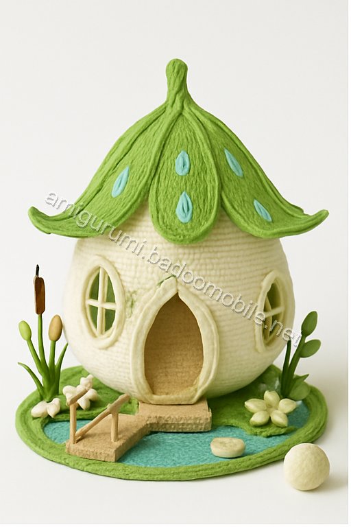 Amigurumi Raindrop Lily Fairy Cottage Free Pattern