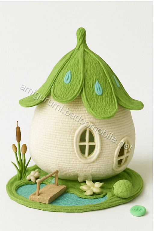Amigurumi Raindrop Lily Fairy Cottage Free Pattern
