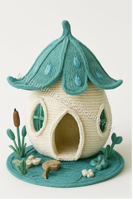 Amigurumi Raindrop Lily Fairy Cottage Free Pattern
