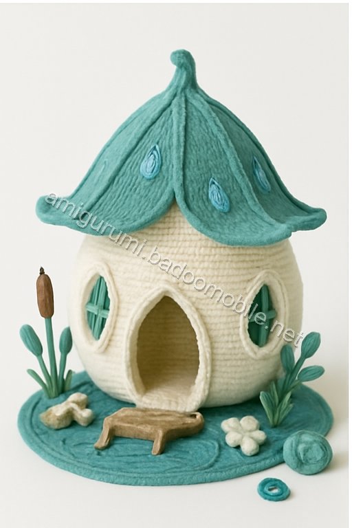 Amigurumi Raindrop Lily Fairy Cottage Free Pattern