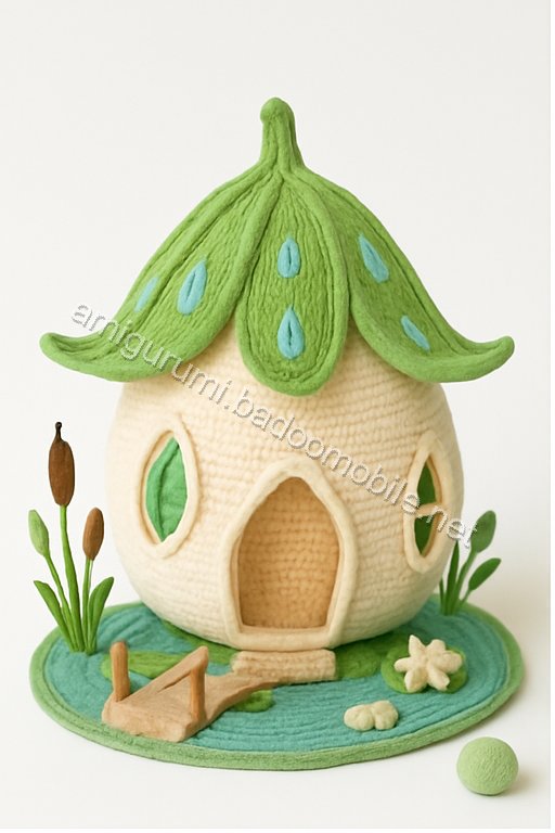 Amigurumi Raindrop Lily Fairy Cottage Free Pattern