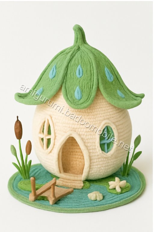 Amigurumi Raindrop Lily Fairy Cottage Free Pattern