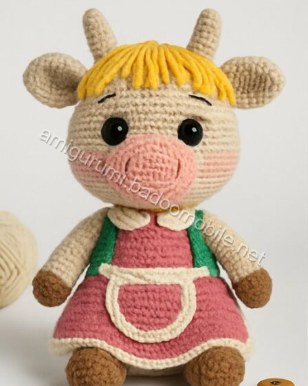 Amigurumi Sweetheart Cow Free Pattern - cow-q1p1.jpg