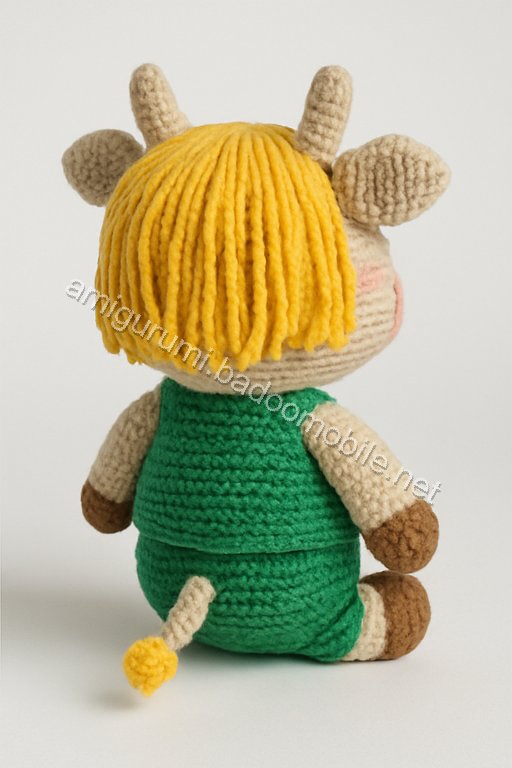 Amigurumi Sweetheart Cow Free Pattern