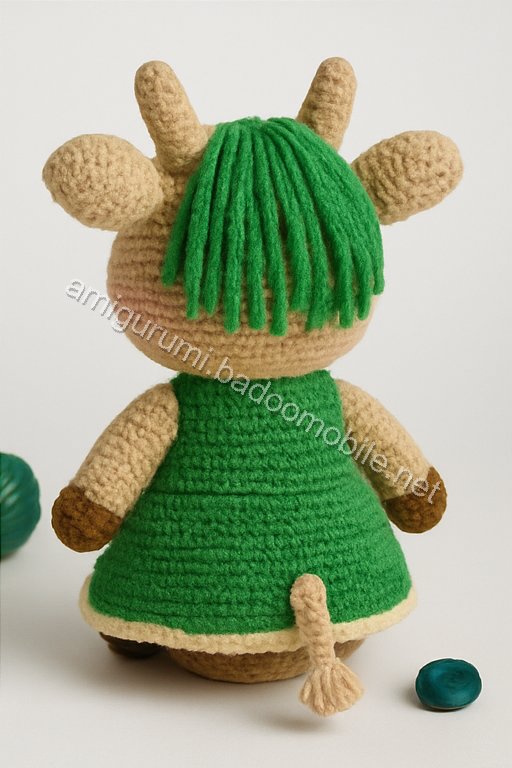 Amigurumi Sweetheart Cow Free Pattern
