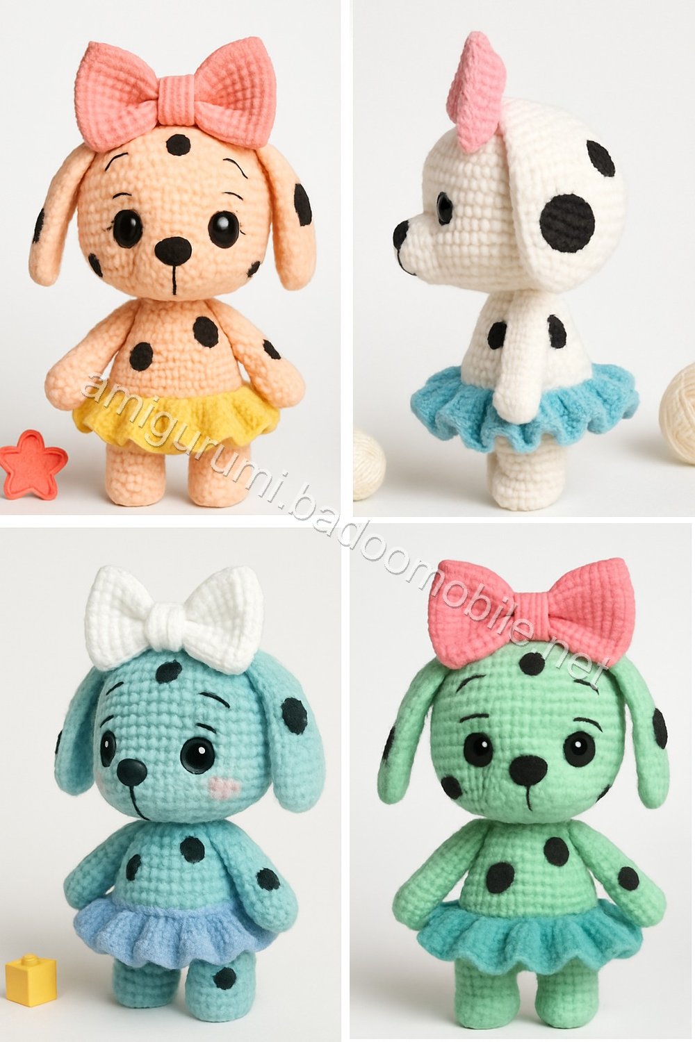 Amigurumi Dottie The Dalmatian Free Pattern