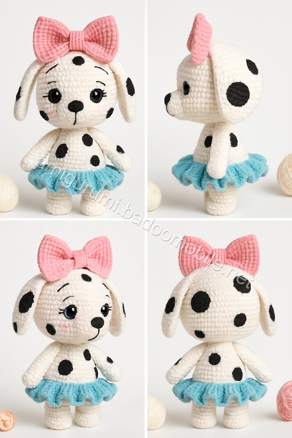 Amigurumi Dottie The Dalmatian Free Pattern
