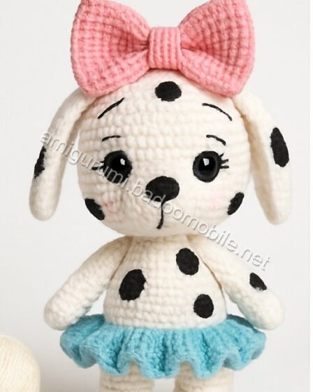 Amigurumi Dottie The Dalmatian Free Pattern - dalmatian-q1p1.jpg