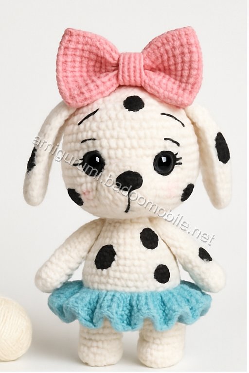 Amigurumi Dottie The Dalmatian Free Pattern
