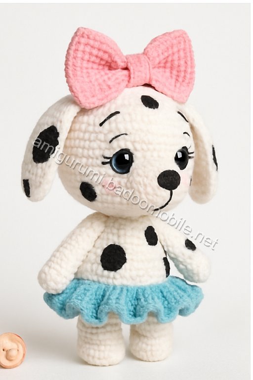 Amigurumi Dottie The Dalmatian Free Pattern