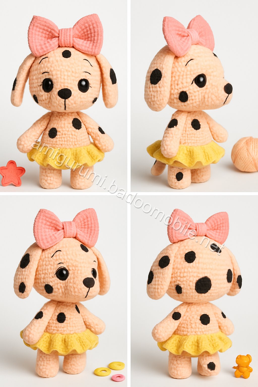 Amigurumi Dottie The Dalmatian Free Pattern