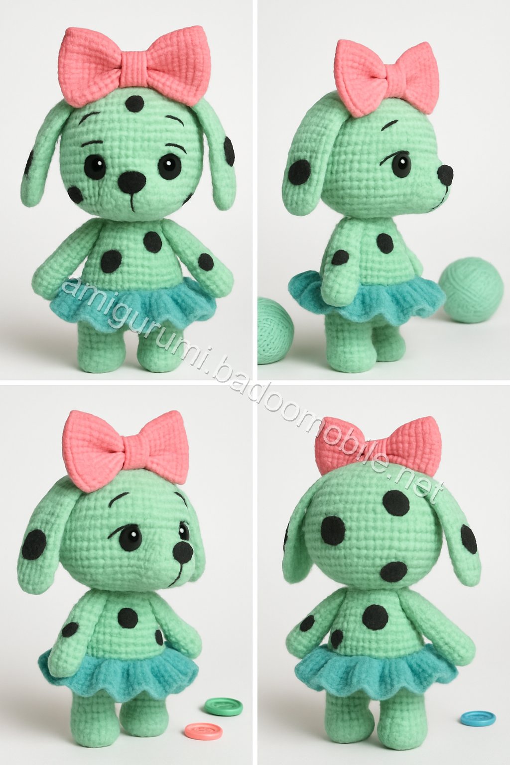 Amigurumi Dottie The Dalmatian Free Pattern