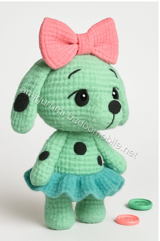 Amigurumi Dottie The Dalmatian Free Pattern