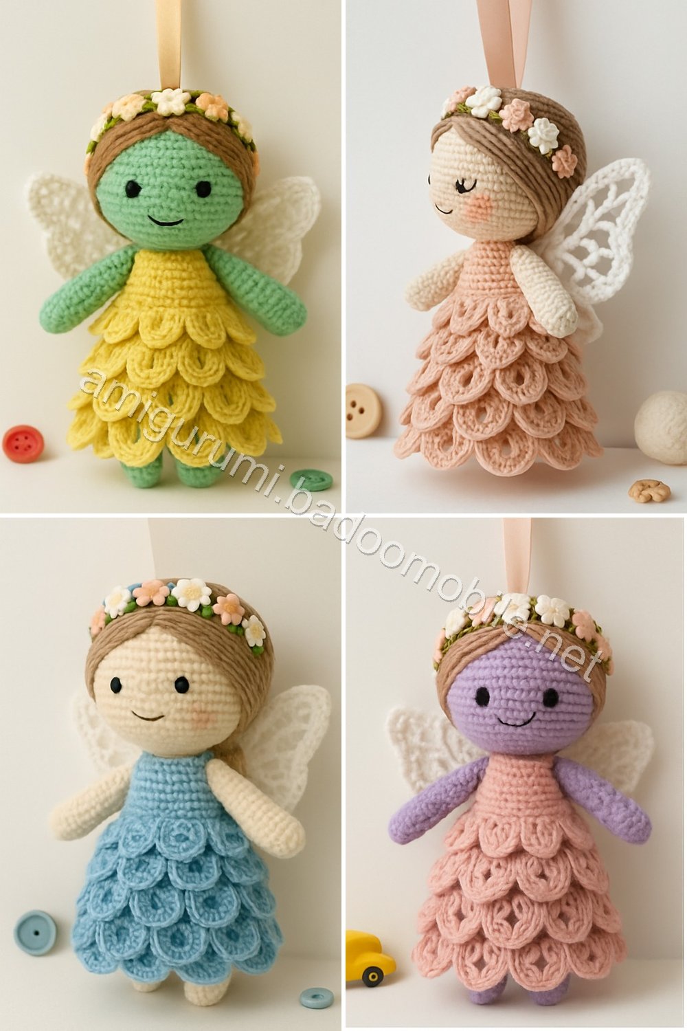 Amigurumi Flower Fairy Free Pattern