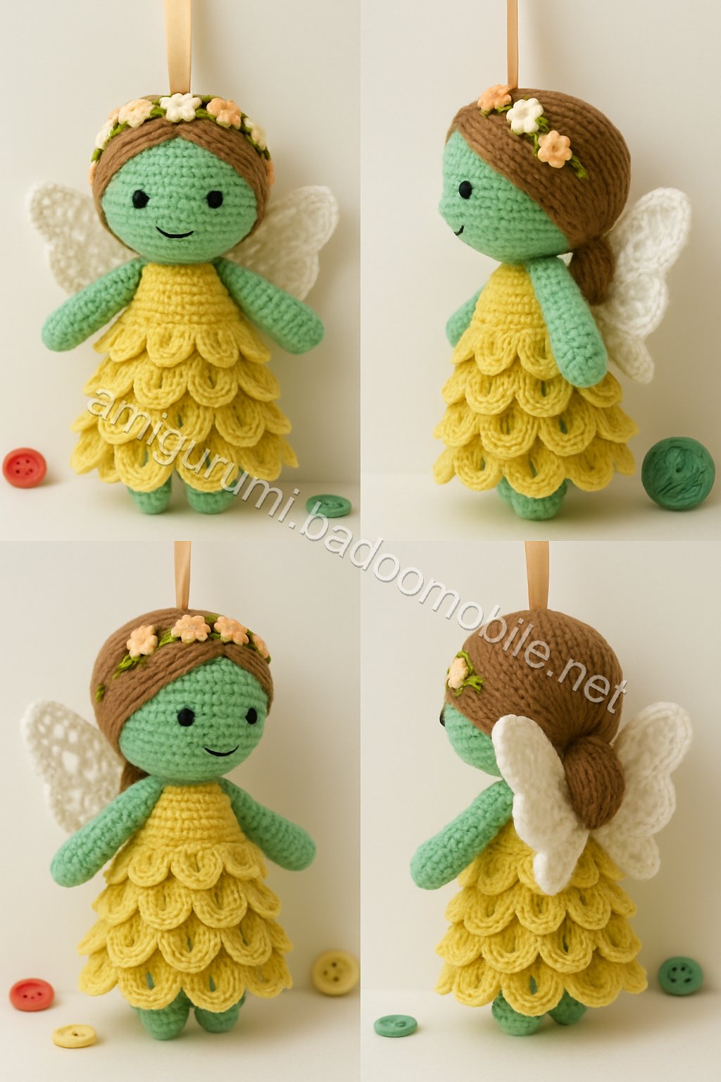 Amigurumi Flower Fairy Free Pattern