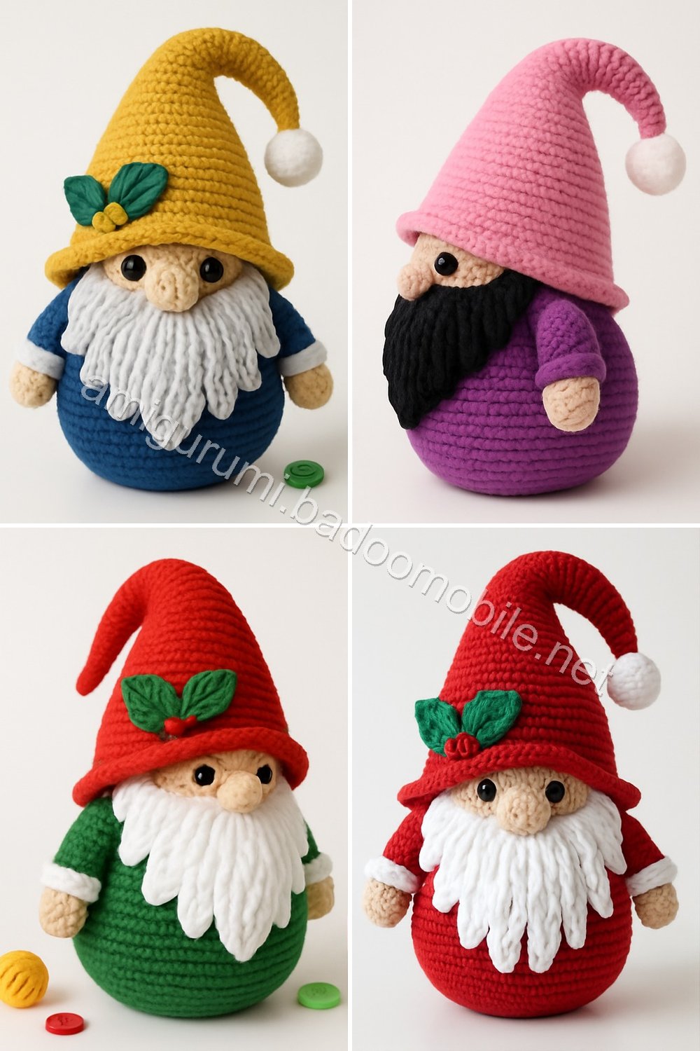 Amigurumi Christmas Gnome Free Pattern