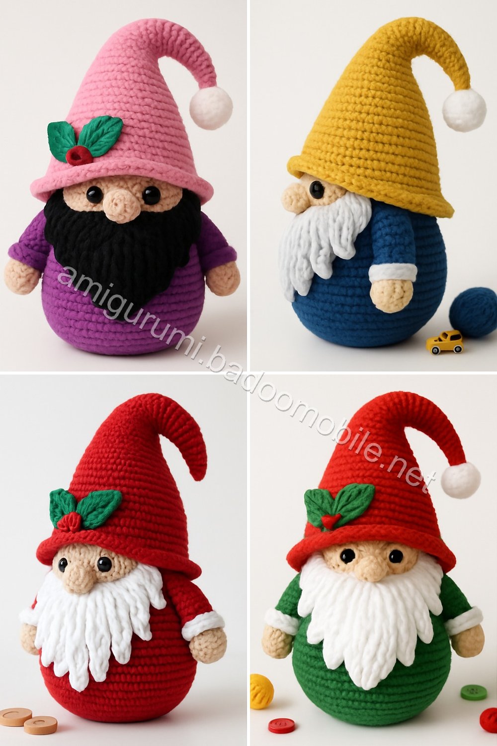Amigurumi Christmas Gnome Free Pattern