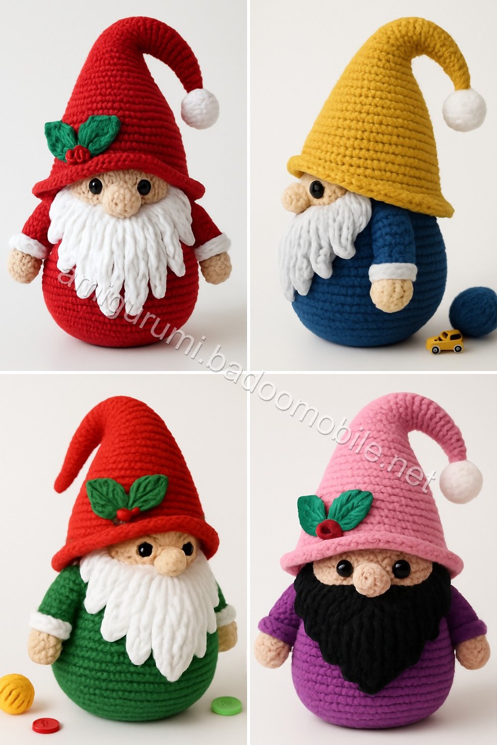 Amigurumi Christmas Gnome Free Pattern