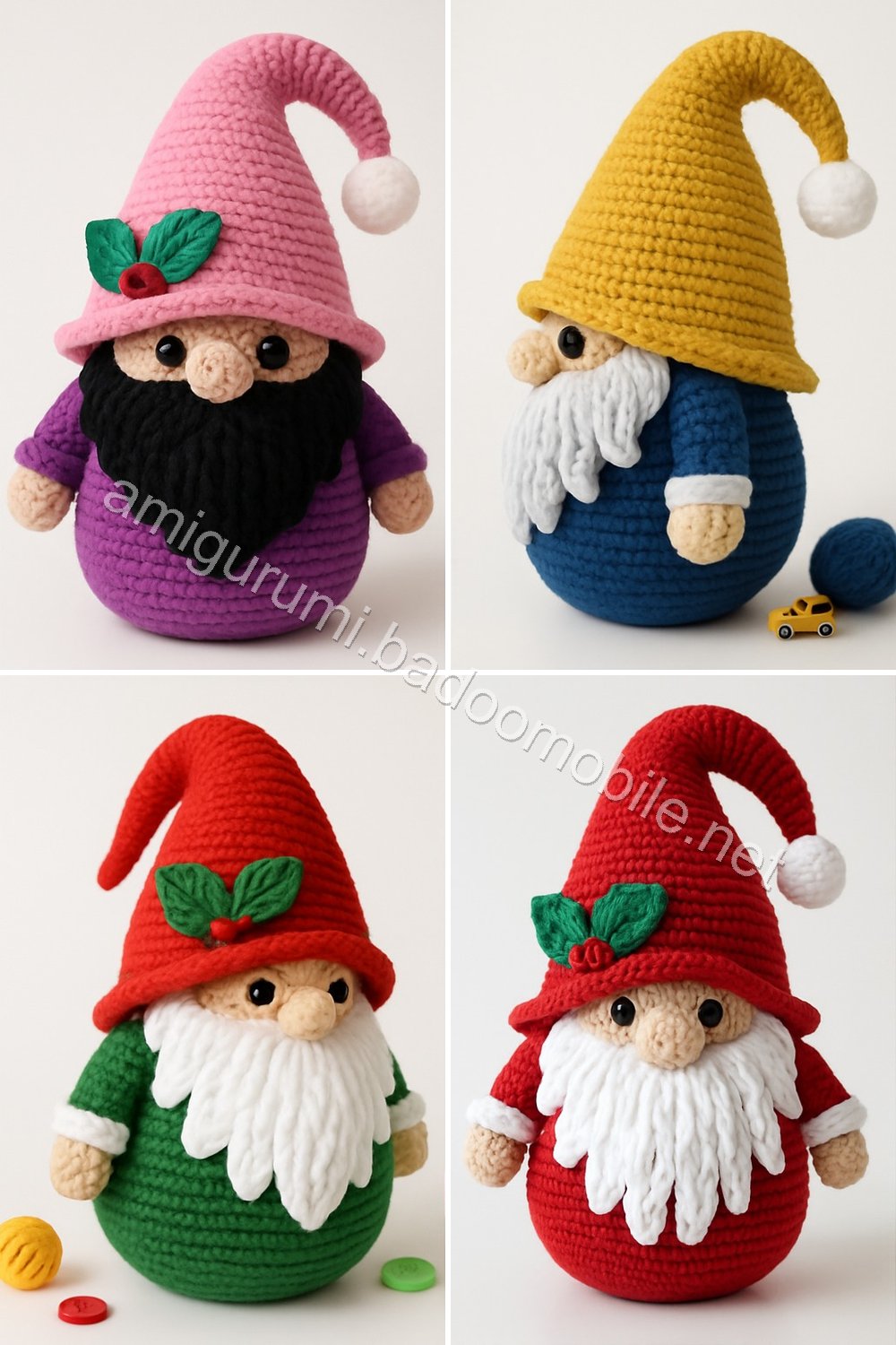 Amigurumi Christmas Gnome Free Pattern