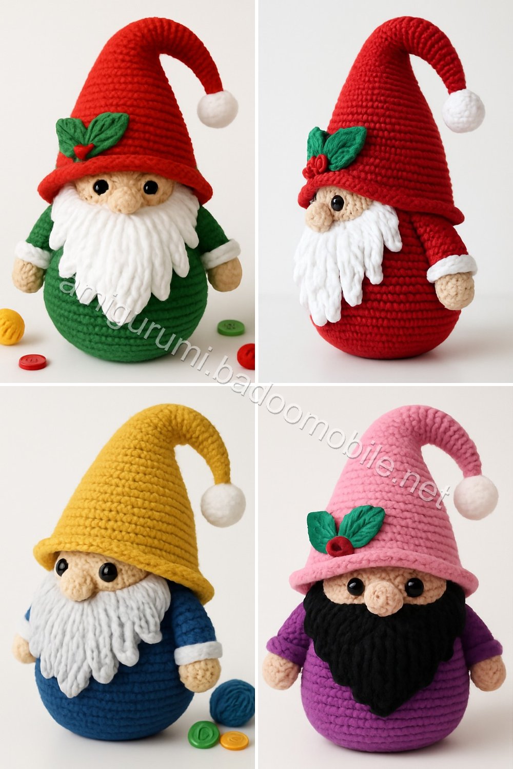 Amigurumi Christmas Gnome Free Pattern