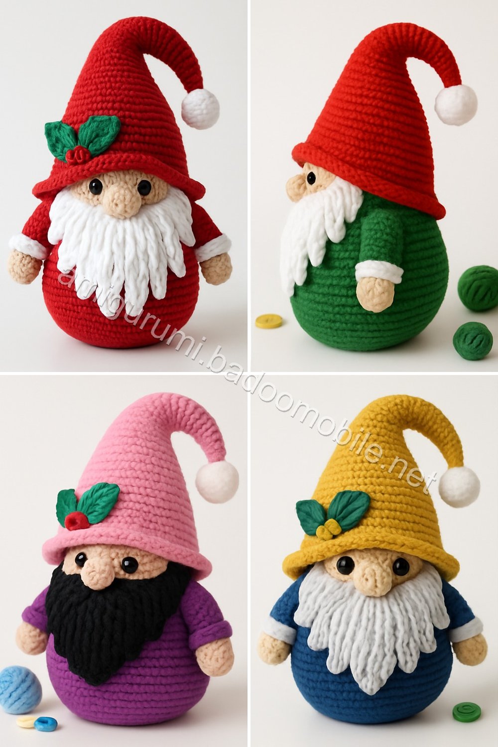 Amigurumi Christmas Gnome Free Pattern