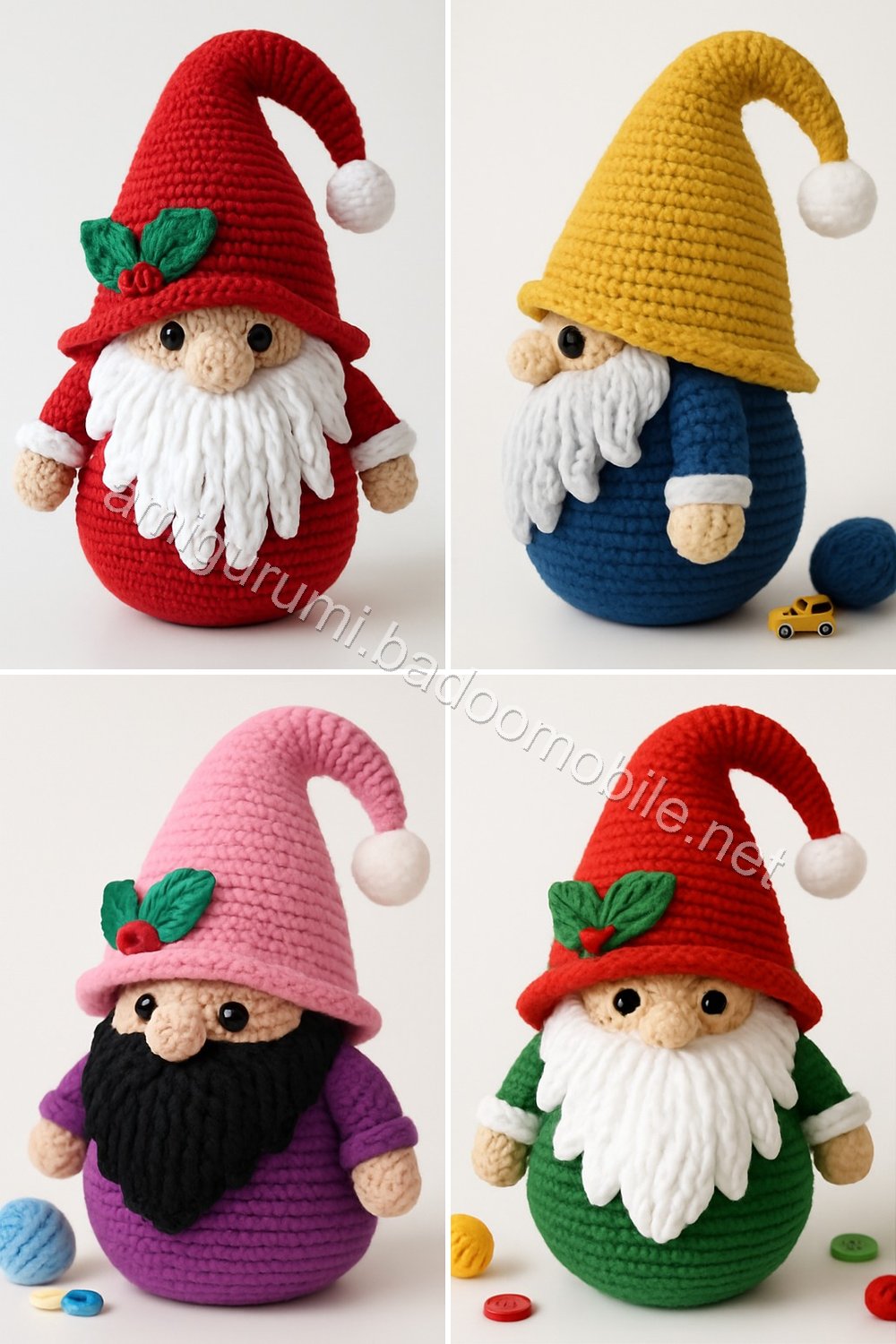 Amigurumi Christmas Gnome Free Pattern