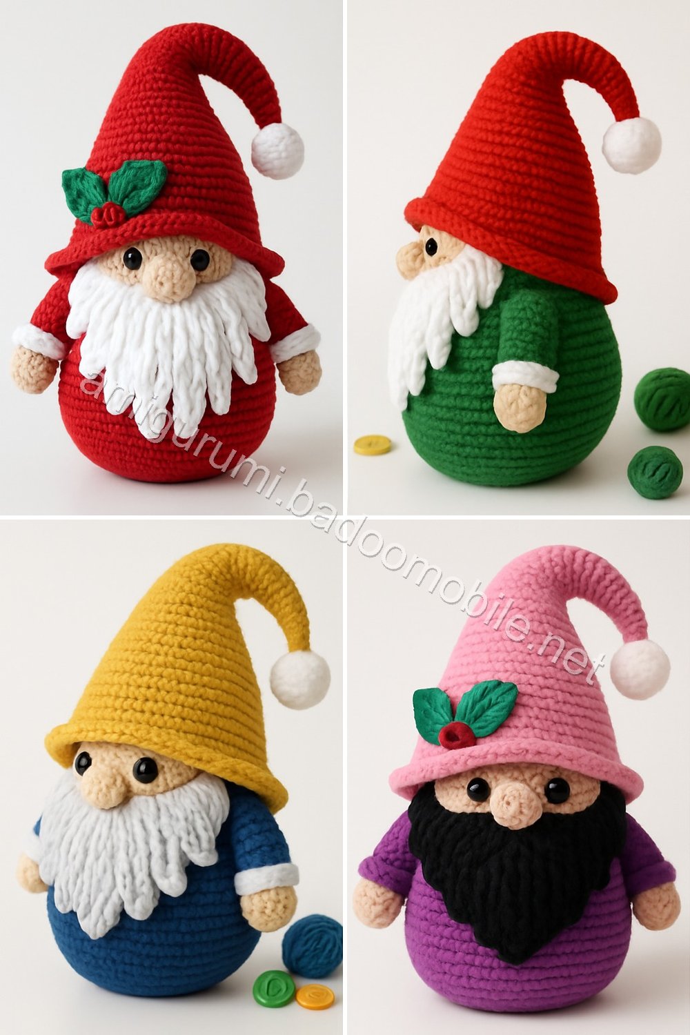 Amigurumi Christmas Gnome Free Pattern