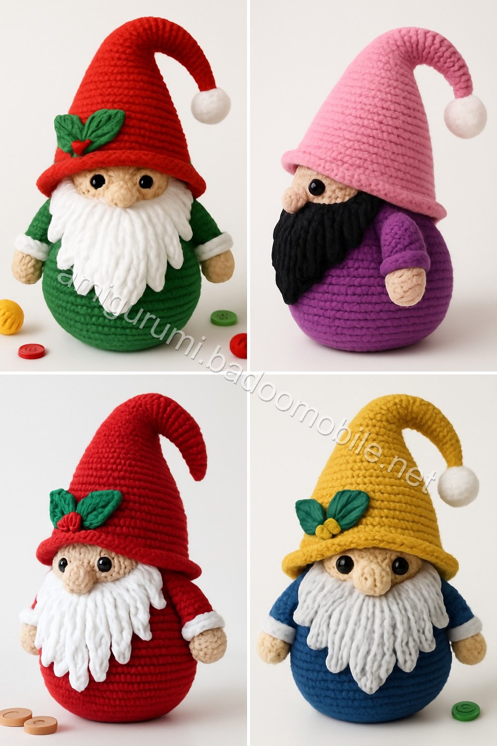 Amigurumi Christmas Gnome Free Pattern
