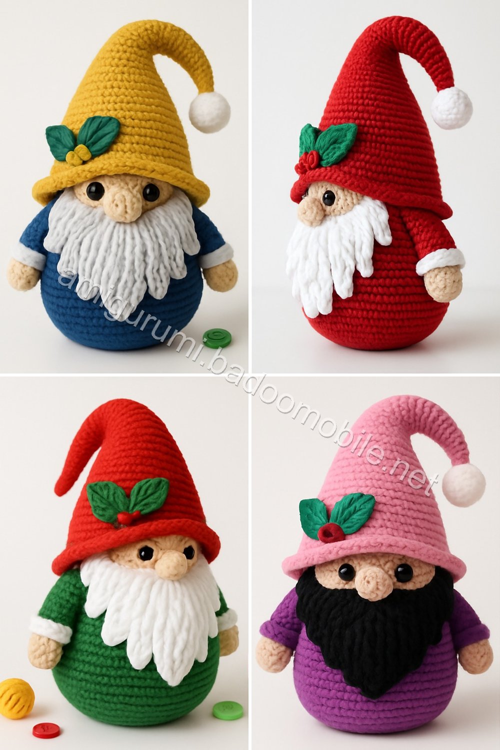 Amigurumi Christmas Gnome Free Pattern