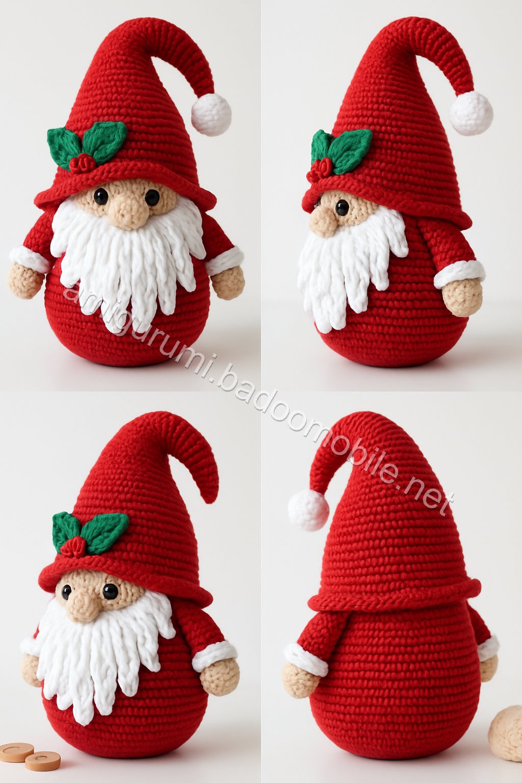 Amigurumi Christmas Gnome Free Pattern