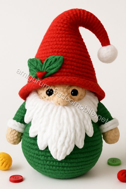 Amigurumi Christmas Gnome Free Pattern